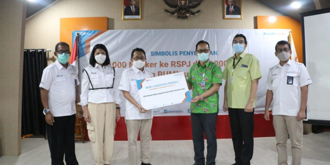 BGR Logistics Berikan Bantuan 8000 Masker Medis dan Non Medis Untuk RSPJ dan Yayasan BUMN Untuk Indonesia