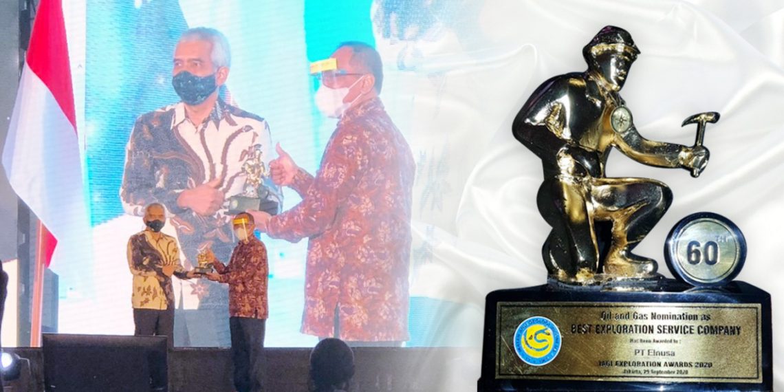 Elnusa Raih Penghargaan Best Oil & Gas Exploration Services Company di Ajang IAGI Exploration Award 2020