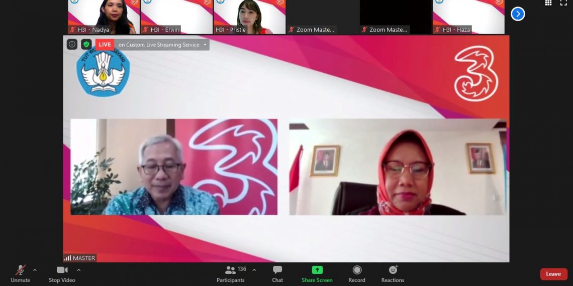 3 Indonesia dan Kemendikbud Berikan Paket Data Terjangkau Dukung Pembelajaran Jarak Jauh