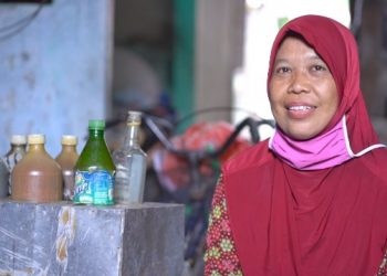 Banpres Produktif Membuat Pedagang Jamu Keliling Mampu Ganti Sepeda