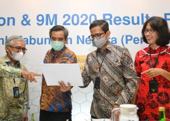 KUARTAL III/2020, LABA BTN MELESAT 39,72%.