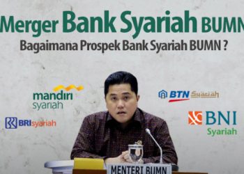 Merger Tiga Bank Syariah, Erick Berharap Dapat Dorong Perekonomian