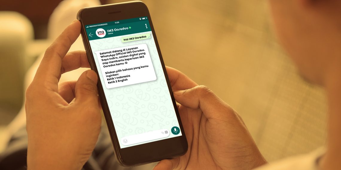 Informasi Produk dan Info Layanan IM3 Ooredoo Kini Sudah Tersedia di WhatsApp