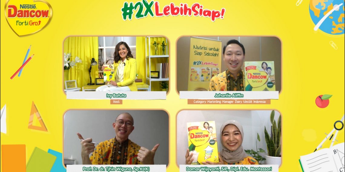 Hadapi Tantangan PJJ, Dancow Adakan Edukasi Orang Tua dan Anak