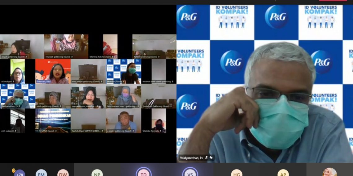Ratusan Guru dan Orang Tua Ikuti Mentoring Virtual dari Relawan P&G Indonesia