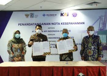 PT Pelindo III dan PT KAI Jalin MoU, Aset Lama Dioptimalkan Dengan Cara Baru