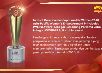 Indosat Ooredoo Raih Penghargaan UN Women 2020, Asia-Pacific WEPs Award