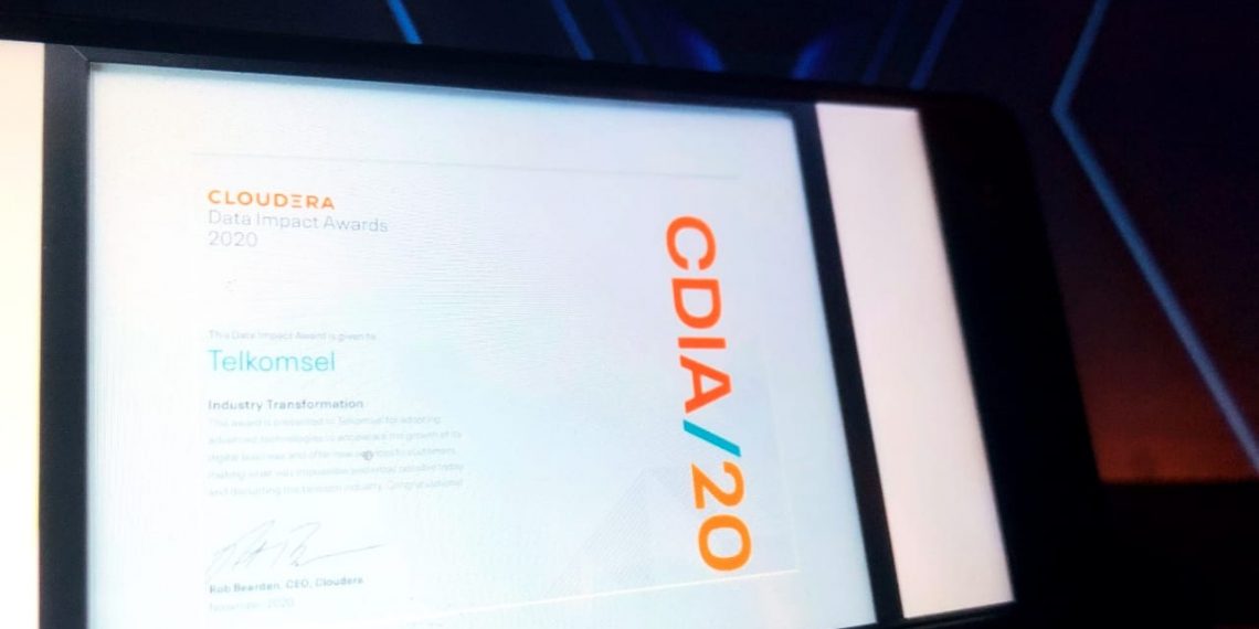 Telkomsel Terbaik di Ajang Cloudera Data Impact Awards 2020