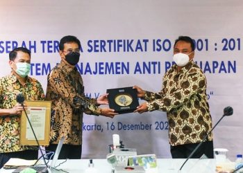 PT PNM Venture Capital Terima Sertifikat ISO:37001 Sistem Manajemen Anti Penyuapan