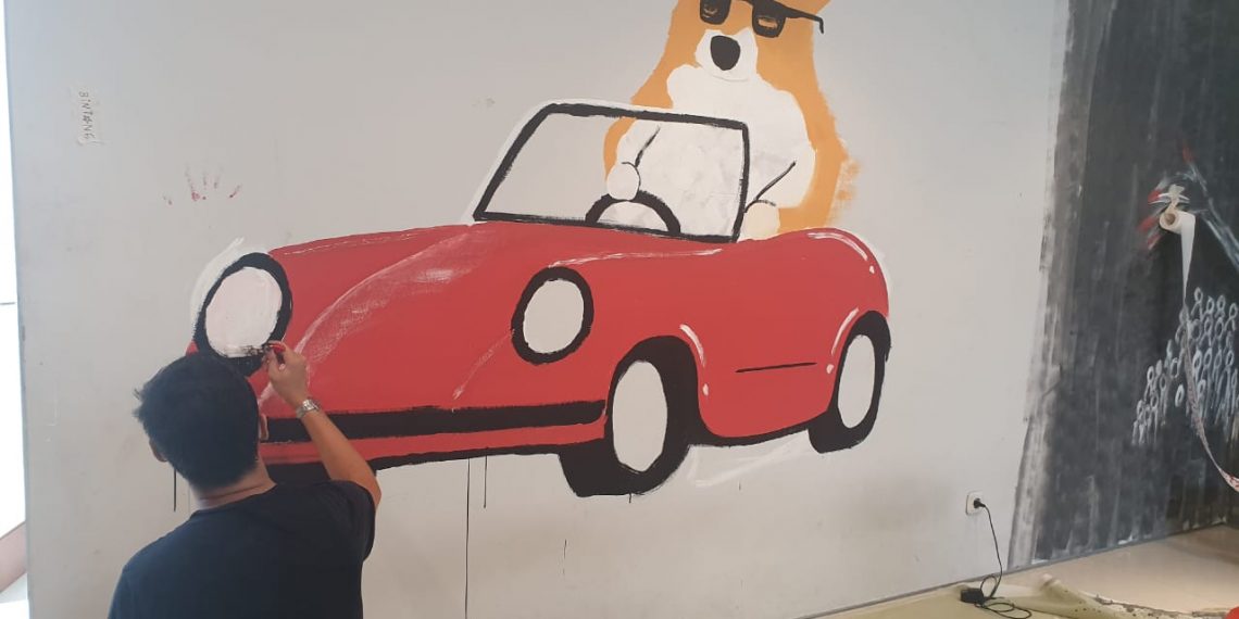 Bakar Semangat Menuju 2021, Paviliun Sembilan Gelar ART MOVEMENT “Wall of Hope”