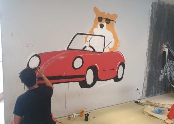 Bakar Semangat Menuju 2021, Paviliun Sembilan Gelar ART MOVEMENT “Wall of Hope”