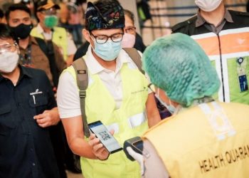 Menparekraf Sandiaga Uno Kunjungi Bali, Pantau Penerapan CHSE dan Temui Stakeholder Pariwisata