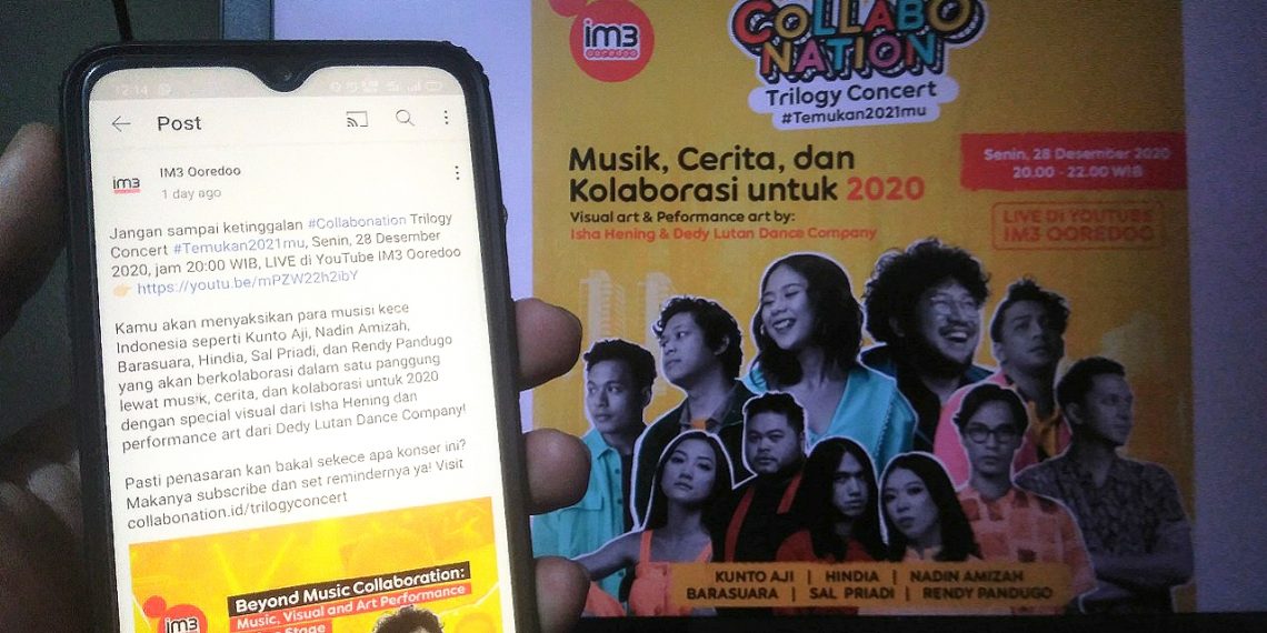 #Temukan2021mu, IM3 Ooredoo Hadirkan Collabonation Trilogy Concert Suguhkan Kolaborasi Para Musisi