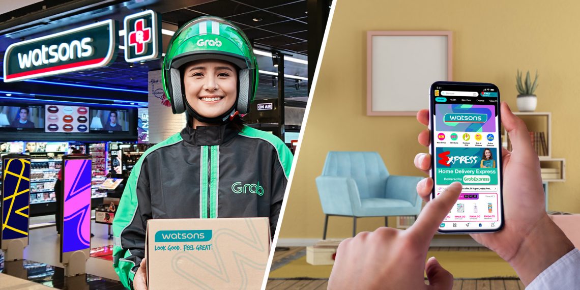 Watson dan Grab Berkolaborasi Hadirkan Belanja O+O Garap Pasar Asia Tenggara