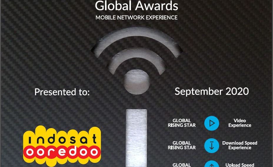 Indosat Ooredoo Raih Penghargaan Opensignal Untuk Kecepatan Download, Upload, dan Pengalaman Video