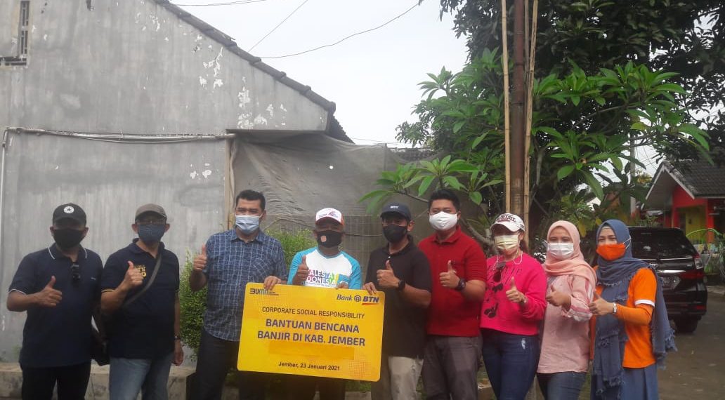 BTN dan REI Bantu Korban Banjir Jember
