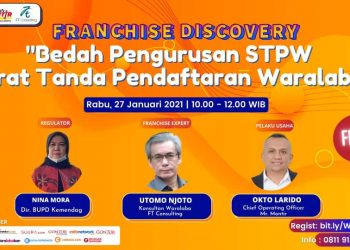 Asosiasi Franchise Indonesia Gelar Talk Series Perdana 2021: Membedah Manfaat Pemegang STPW