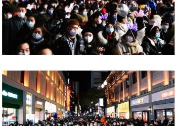 Wuhan, Kota yang Pernah Jadi Episentrum Corona Rayakan Tahun Baru 2021 dengan Kerumunan