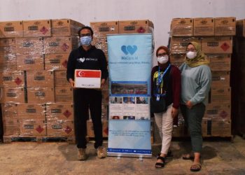 WeCare.id Buka Lembaran Baru 2021 dengan Penerimaan 160 Ton APD dari Pemerintah Singapura