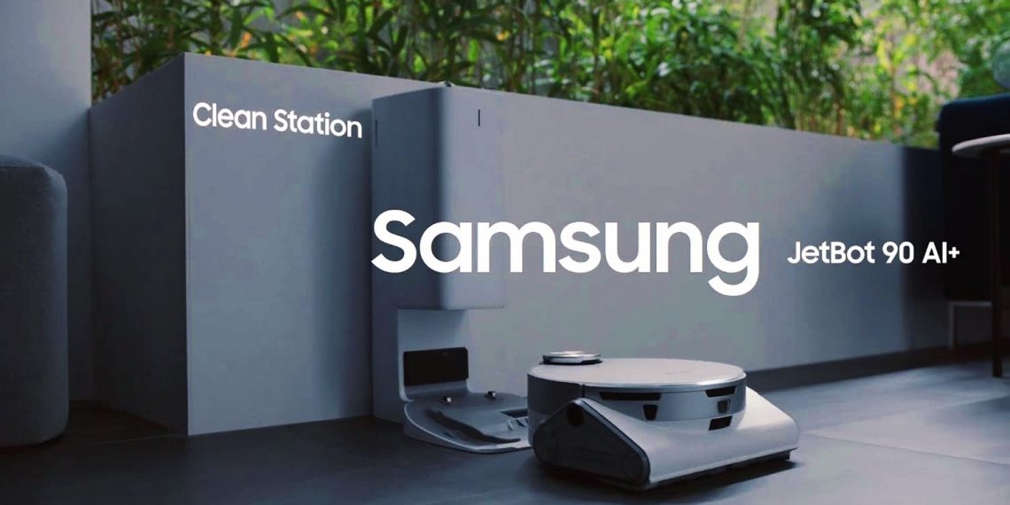 JetBot 90 AI+, Vacuum Cleaner Robotik Berbasis AI dengan Sensor LiDAR dan Samsung SmartThings