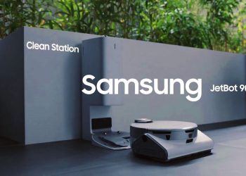 JetBot 90 AI+, Vacuum Cleaner Robotik Berbasis AI dengan Sensor LiDAR dan Samsung SmartThings
