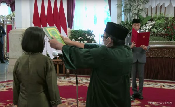 Sri Mulyani Dilantik Jadi Ketua Dewas Lembaga Pengelola Investasi