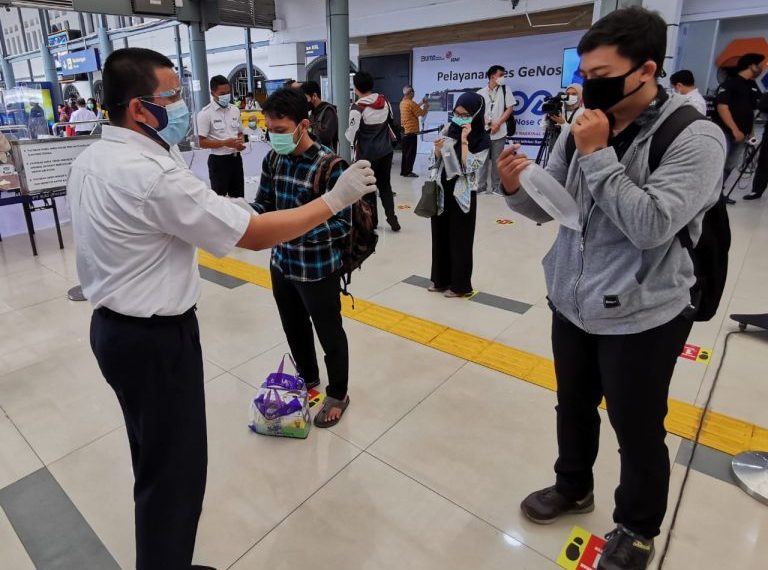 2500 Calon Penumpang Kereta Api Area Daop 1 Jakarta Gunakan Layanan GeNose