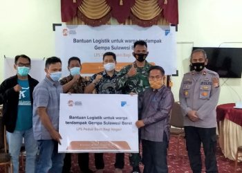 LPS Salurkan Bantuan Untuk Pemulihan Korban Gempa Majene