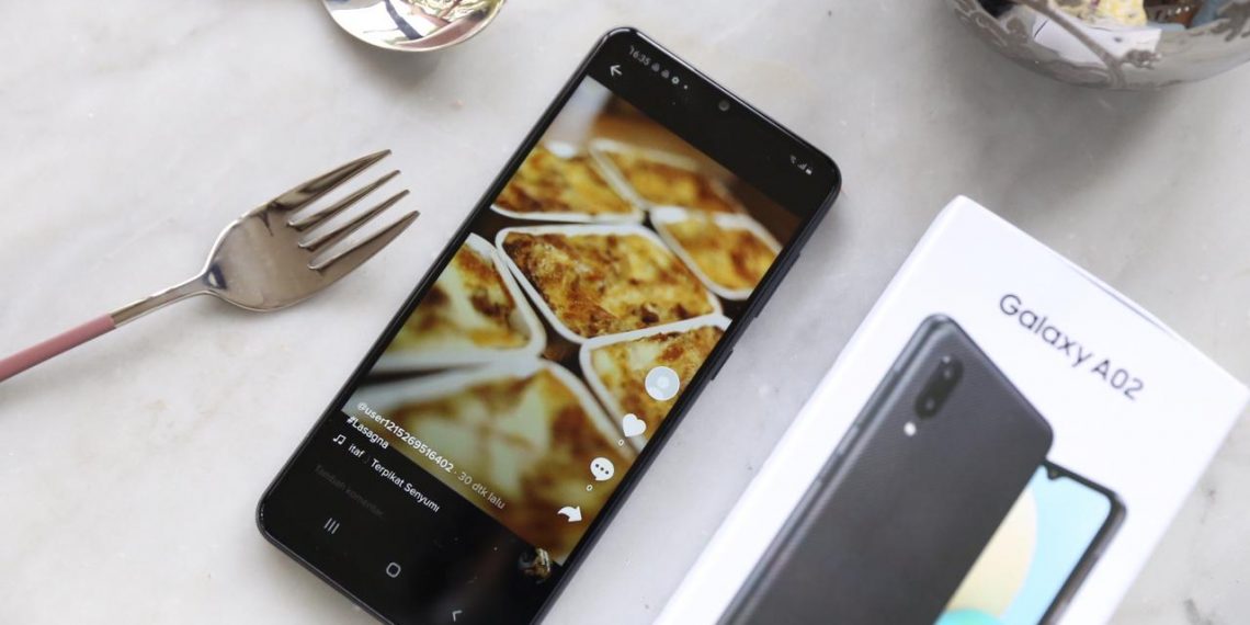 Galaxy A02, Harga Sejutaan Bisa Bikin Sejuta Konten TikTok