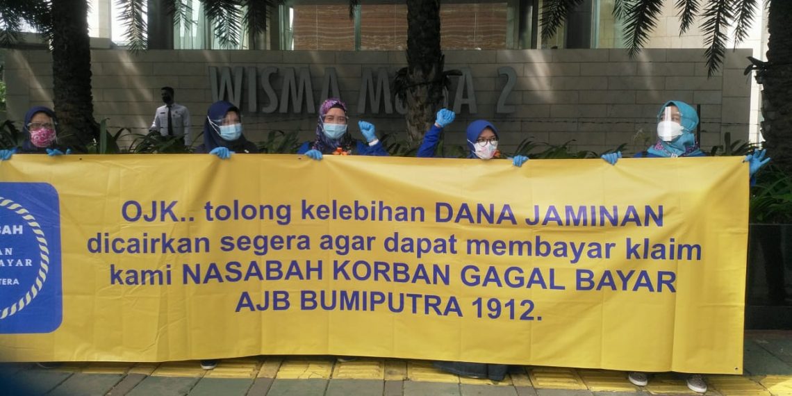 Nasabah Korban Gagal Bayar Bumiputera Kembali Berdemo, Ini Dua Tuntutannya ke OJK Selaku Regulator