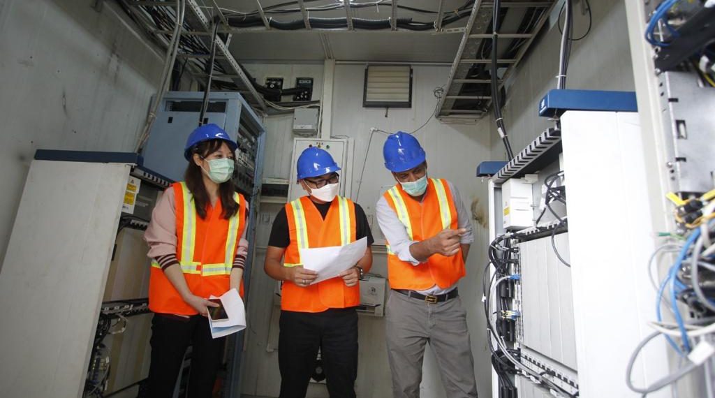 Pengecekan BTS XL Pasca Banjir