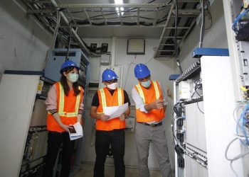 Pengecekan BTS XL Pasca Banjir