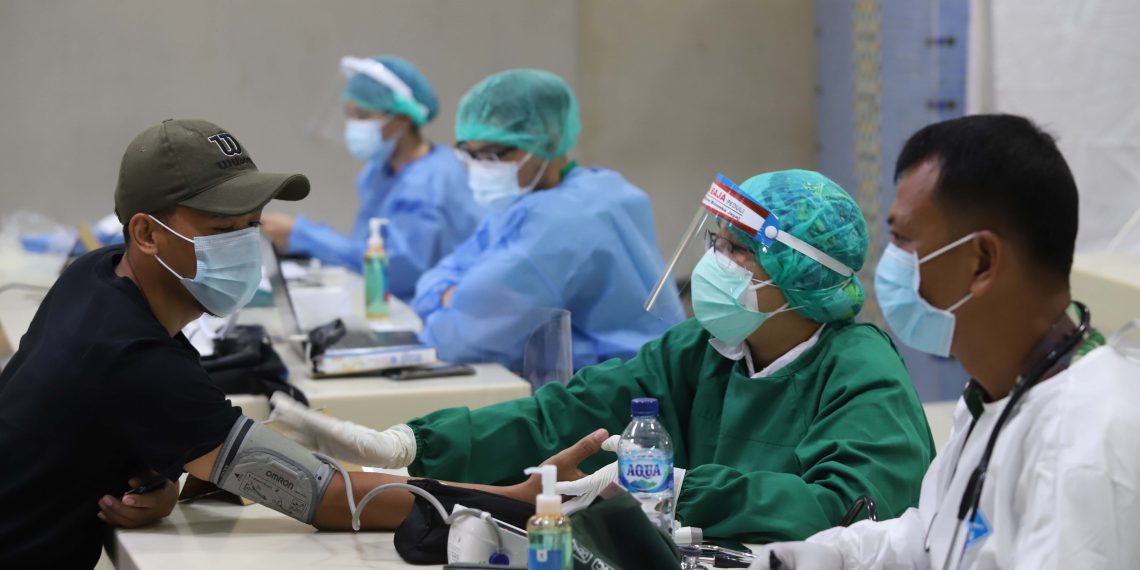 1.500 Pedagang Pasar Tanah Abang Disuntik Vaksin Covid-19