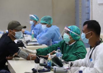 1.500 Pedagang Pasar Tanah Abang Disuntik Vaksin Covid-19