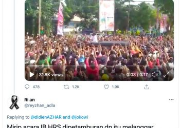 Viral Video Jokowi Timbulkan Kerumunan, Ini Kata Pihak Istana