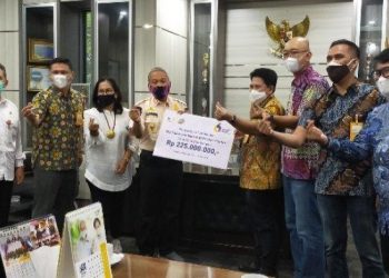 Bank Mantap Salurkan Bantuan ke Barabai, Kalsel