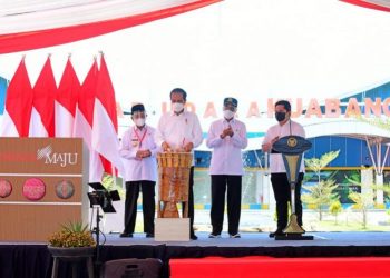 Presiden Jokowi Resmikan Bandar Udara Kuabang Maluku Utara