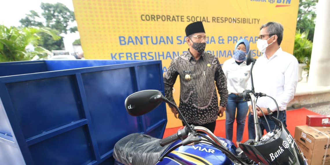 CSR BTN Berikan Fogging Di Perumahan Subsidi