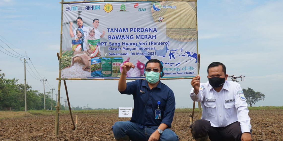 Sang Hyang Seri Gandeng PT AOA, Amankan Kebutuhan Bawang Merah Selama Bulan Puasa dan Lebaran