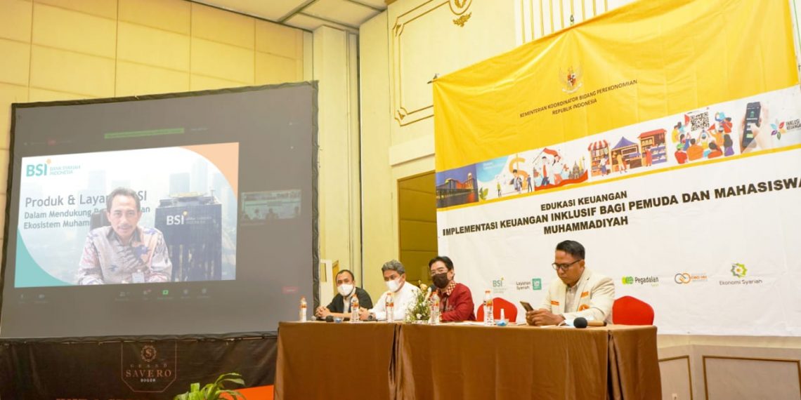 BSI dan Kemenko Perekonomian Menggelar Literasi Inklusi Keuangan Kepada Pemuda Muhammadiyah