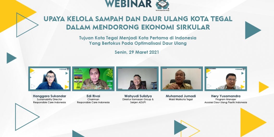 Kota Tegal Realisasikan Gerakan Masyarakat Terlibat Dalam Ekonomi Sirkular, Kelola dan Daur Ulang Sampah