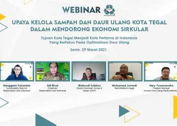 Kota Tegal Realisasikan Gerakan Masyarakat Terlibat Dalam Ekonomi Sirkular, Kelola dan Daur Ulang Sampah