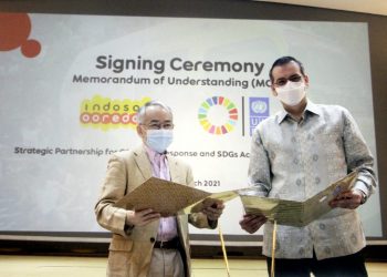 Peduli COVID-19 dan Percepatan SDGs, UNDP Gandeng Indosat Ooredoo