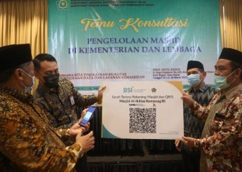 Digitalisasi Keuangan di Masjid, Bank Syariah Indonesia dan Kemenag Perkuat BSI Mobile dan QRIS
