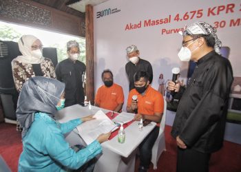 BNI Menggelar Akad Kredit Massal 4.675 Debitur KPR Sejahtera FLPP