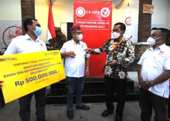 BTN Serahkan Bantuan Rp 500 Juta bagi Korban Bencana NTT
