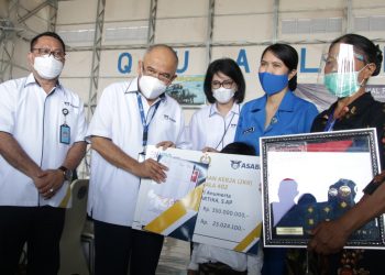 ASABRI Serahkan Manfaat Asuransi JKK Kepada Keluarga Korban Nanggala 402