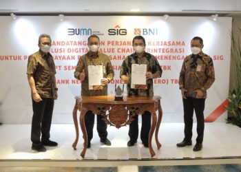 BNI dan Semen Indonesia Kembangkan Solusi Digital Value Chain Terintegrasi, Buka Peluang Pembiayaan UKM Hingga Rp 2 Triliun