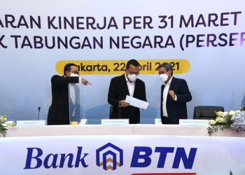 Kuartal I/2021, Laba Bersih Bank BTN Naik 36,75%
