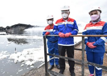 Menteri ESDM Apresiasi Penanganan Awal Insiden Tangki Kilang Balongan hingga Tak Meluas